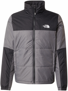 THE NORTH FACE Zimná bunda 'GOSEI'  sivá / čierna