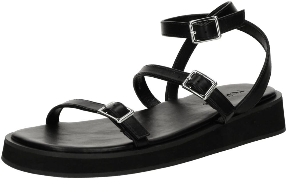 TOPSHOP Remienkové sandále 'Jake'  čierna