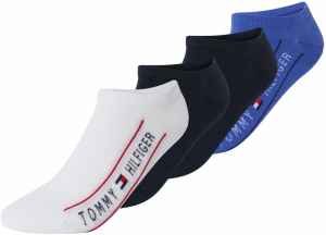 Tommy Hilfiger Underwear Ponožky  modrá / námornícka modrá / biela