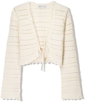 Bershka Kardigán  nebielená