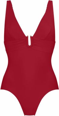 Hunkemöller Formujúce plavky 'Luna'  karmínovo červená