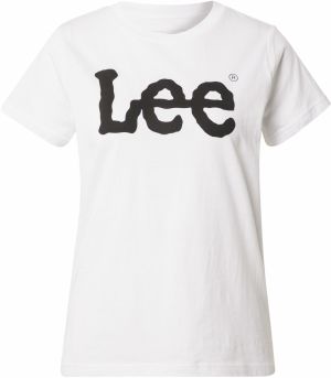 Lee Tričko 'LOGO TEE'  čierna / biela