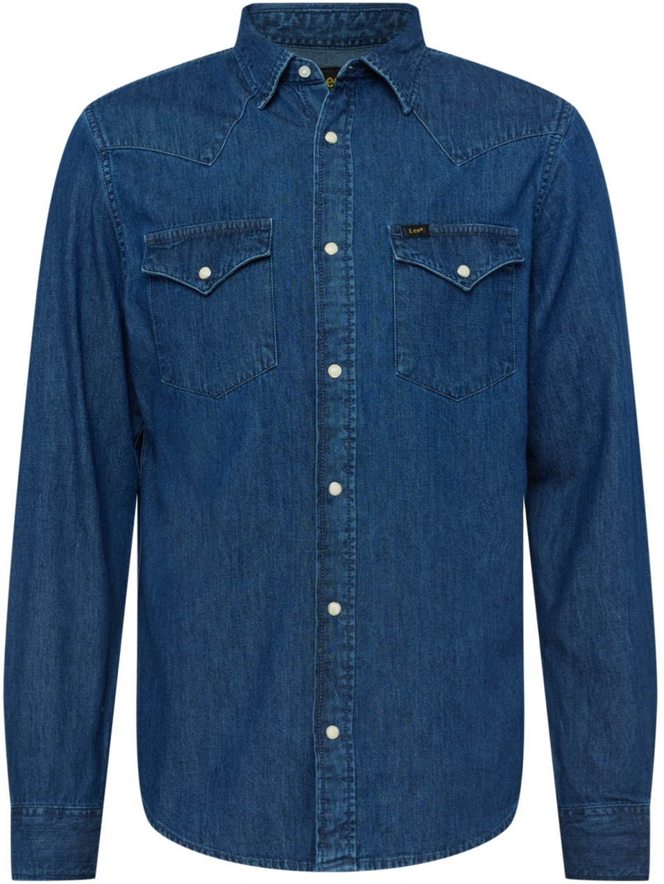 Lee Košeľa 'REGULAR WESTERN'  modrá denim