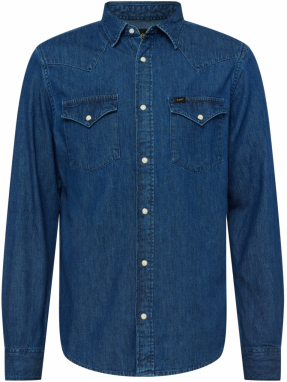 Lee Košeľa 'REGULAR WESTERN'  modrá denim