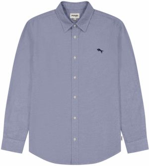 WRANGLER Košeľa 'LS SHIRT'  modrá melírovaná