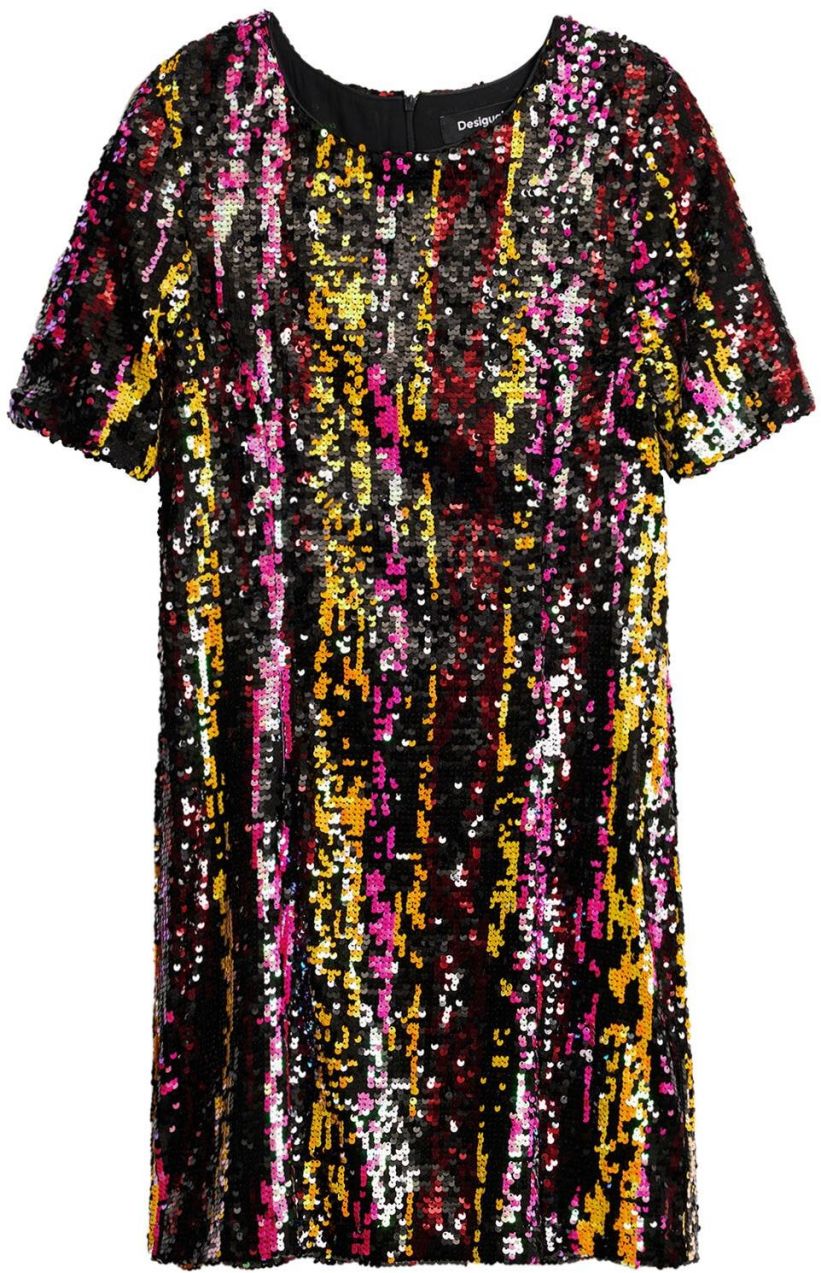 Desigual Šaty 'Sequin'  zmiešané farby