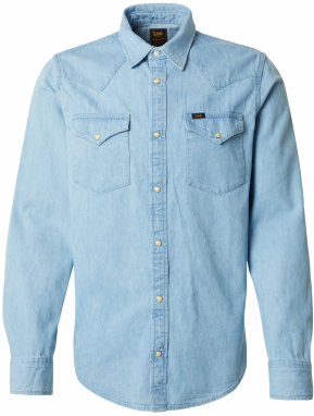 Lee Košeľa 'REGULAR WESTERN SHIRT'  modrá denim