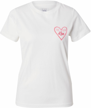 Lee Tričko 'SMALL LOGO TEE'  nebielená / svetloružová