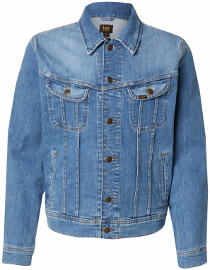 Lee Prechodná bunda 'RIDER JACKET'  modrá denim