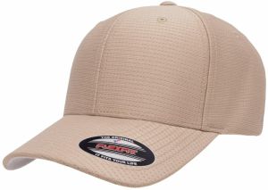 Flexfit Čiapka 'Cool & Dry Calocks'  béžová / karmínovo červená / čierna
