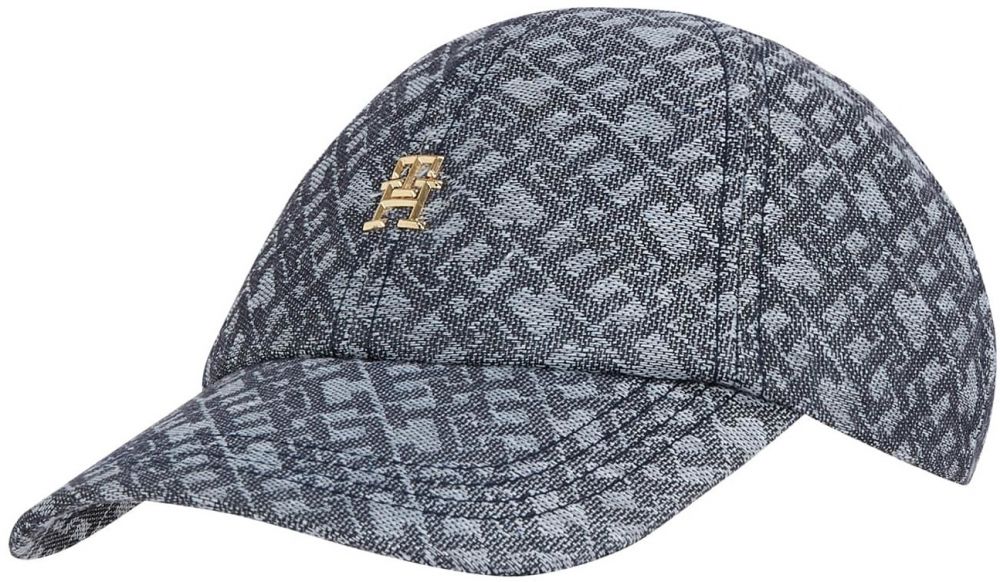 TOMMY HILFIGER Čiapka  námornícka modrá / modrosivá / zlatá