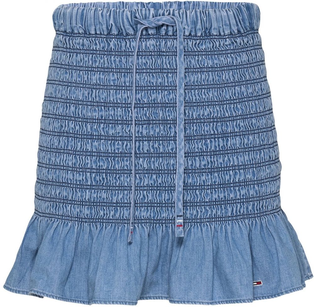 Tommy Jeans Sukňa  modrá denim