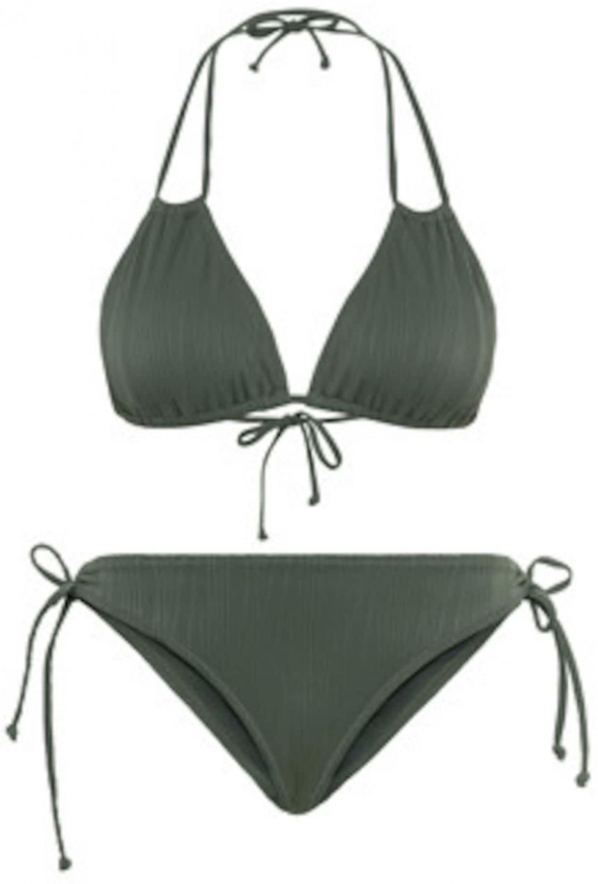 LSCN by LASCANA Bikiny 'Egitura'  olivová