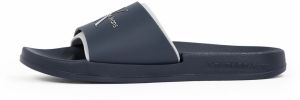 Calvin Klein Jeans Šľapky  námornícka modrá / biela