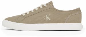 Calvin Klein Jeans Nízke tenisky 'ESS'  piesková / biela