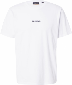 Superdry Tričko  čierna / biela