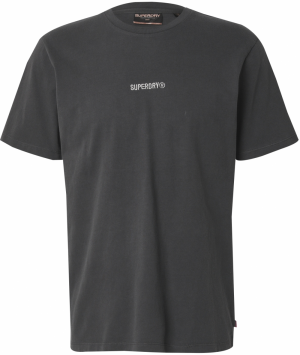 Superdry Tričko  grafitová / biela