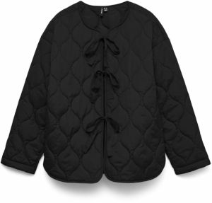 VERO MODA Prechodná bunda  čierna