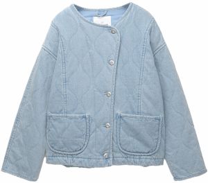 Pull&Bear Prechodná bunda  svetlomodrá
