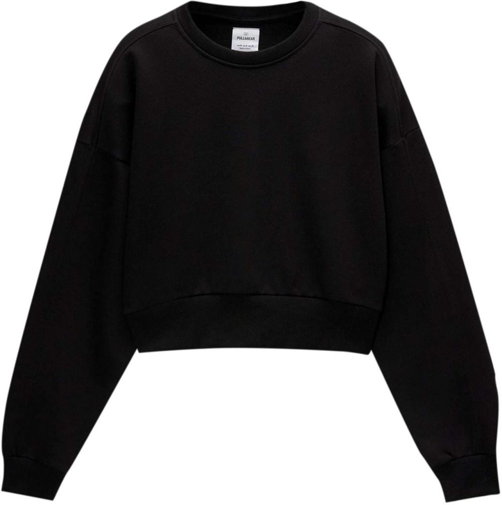 Pull&Bear Mikina  čierna