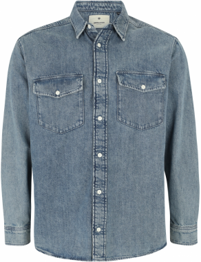 Jack & Jones Plus Košeľa 'JPRBLUBRUCE'  modrá denim