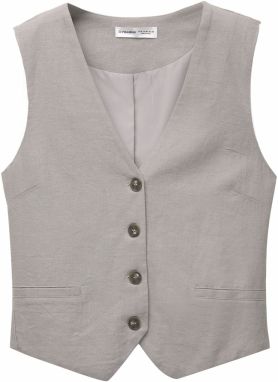 Pull&Bear Vesta k obleku  sivá