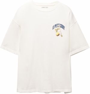 Pull&Bear Tričko  modrá / zelená / oranžová / biela