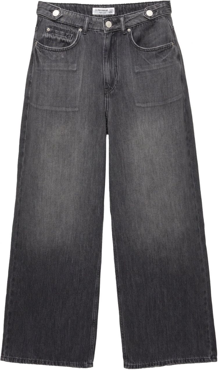 Pull&Bear Džínsy  čierny denim