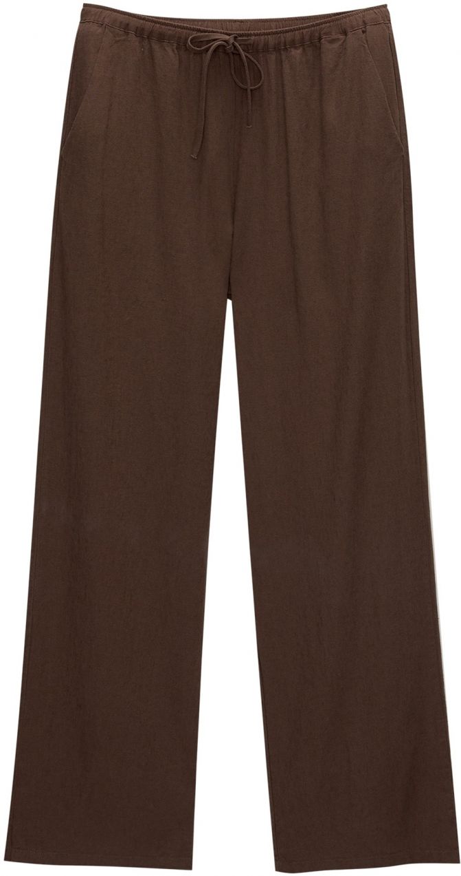 Pull&Bear Nohavice  čokoládová