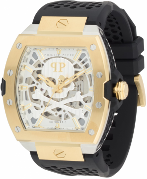 Philipp Plein Analógové hodinky  zlatá / čierna / biela