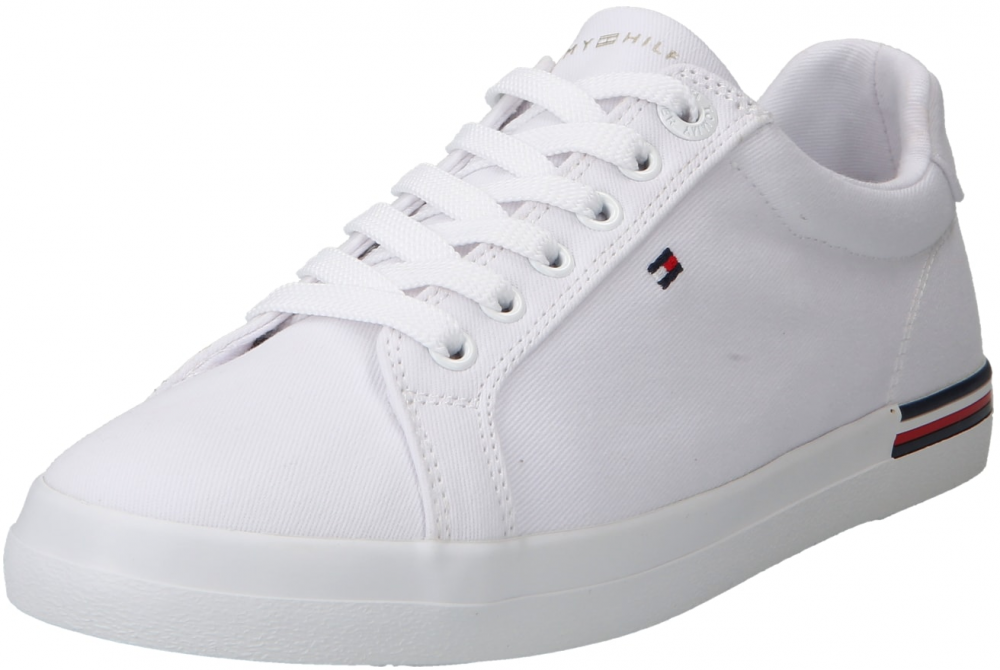 TOMMY HILFIGER Nízke tenisky 'Essential'  námornícka modrá / červená / biela