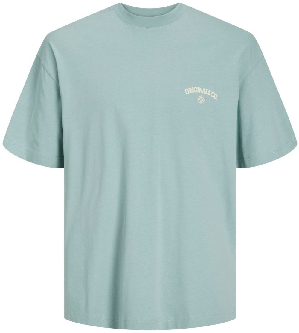 JACK & JONES Tričko 'JORSantorini'  béžová / mätová