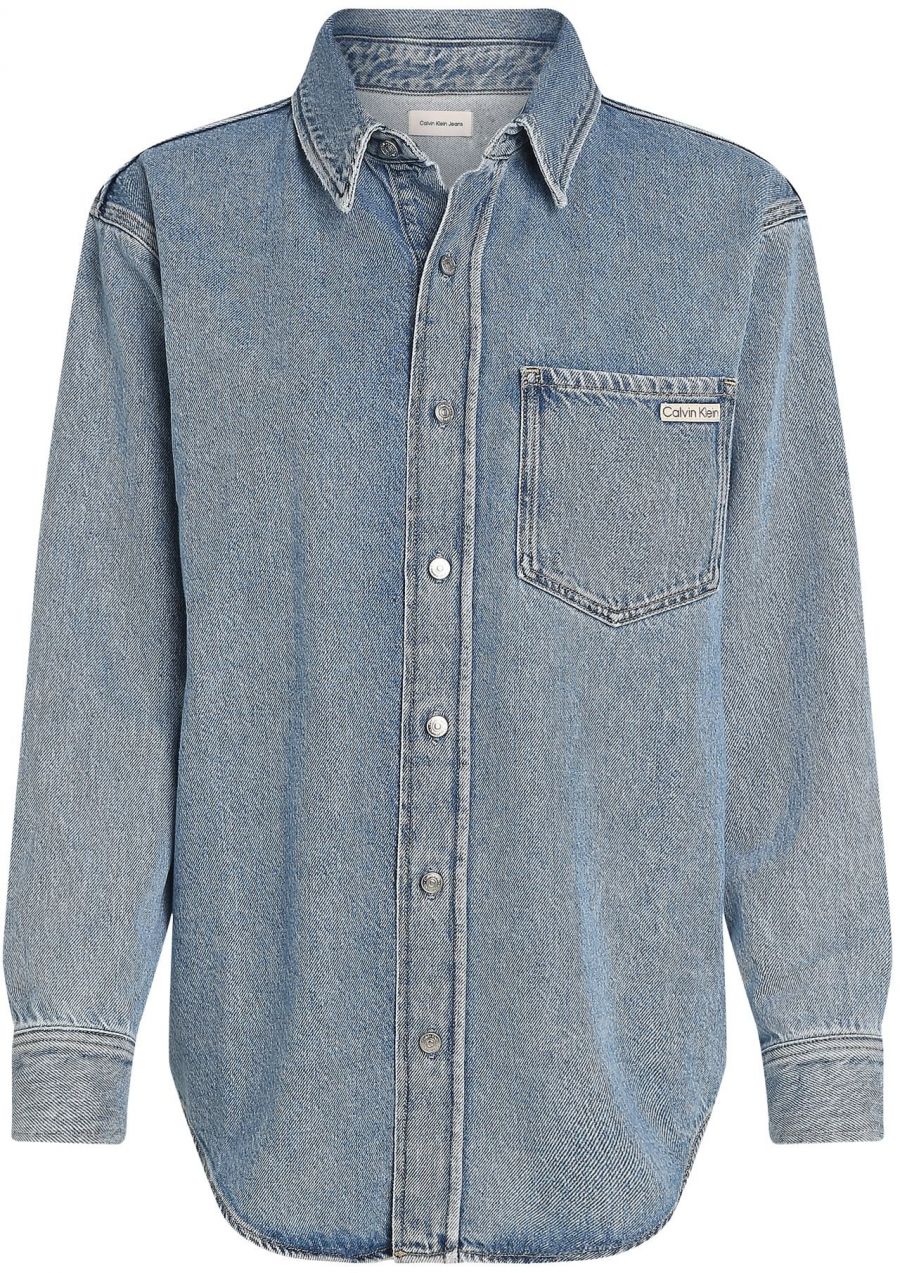 Calvin Klein Jeans Blúzka  modrá denim