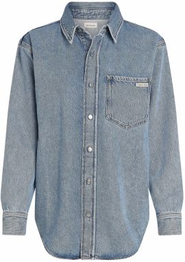 Calvin Klein Jeans Blúzka  modrá denim