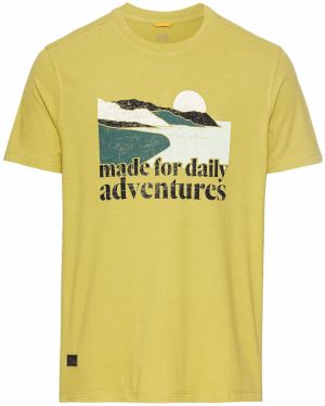 CAMEL ACTIVE Tričko  horčicová / zmiešané farby