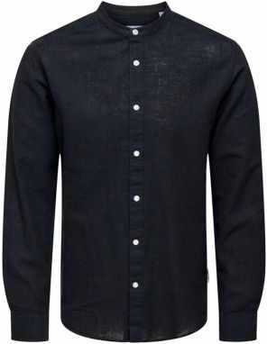 Only & Sons Košeľa 'ONSCaiden'  čierna melírovaná