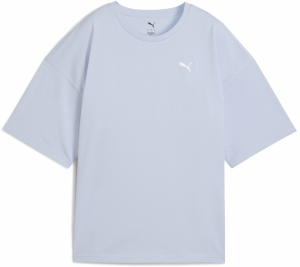 PUMA Tričko 'Wardrobe Ess'  svetlomodrá / biela