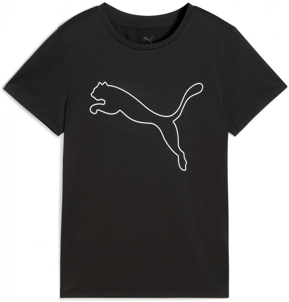 PUMA Funkčné tričko 'Tad Essentials'  čierna / biela