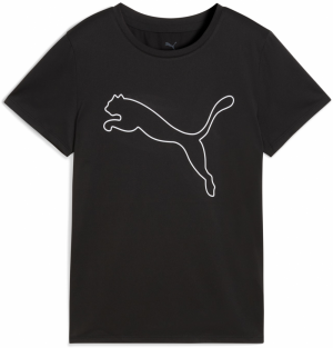 PUMA Funkčné tričko 'Tad Essentials'  čierna / biela