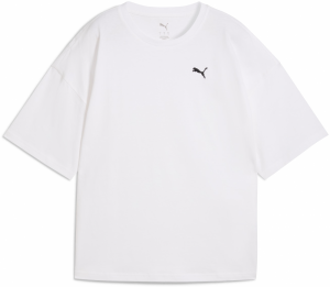 PUMA Tričko 'Wardrobe Ess'  čierna / biela