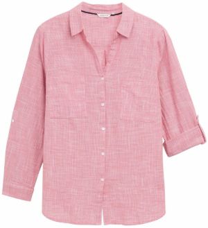Tom Tailor Women + Blúzka  červená / šedobiela