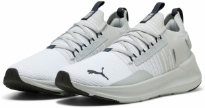 PUMA Bežecká obuv 'Softride Symmetry Fuzion'  svetlosivá / čierna / biela