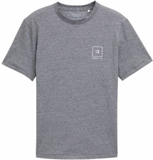 TOM TAILOR DENIM Tričko  čierna / biela