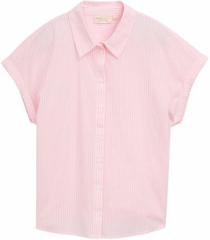 TOM TAILOR DENIM Blúzka  ružová / biela