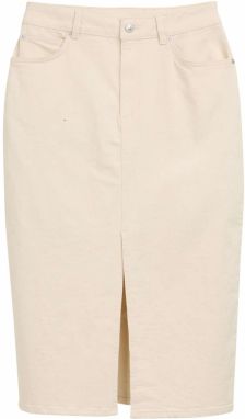 TOM TAILOR DENIM Sukňa  svetlobéžová