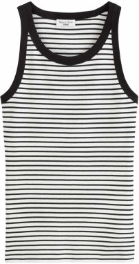 Marc O'Polo DENIM Top  čierna / biela
