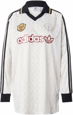 ADIDAS ORIGINALS Tričko  sivobéžová / tmavočervená / čierna / biela