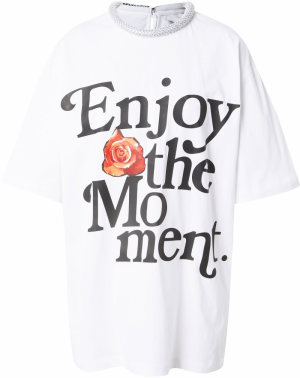 3.1 Phillip Lim Tričko 'ENJOY THE MOMENT'  červená / čierna / biela