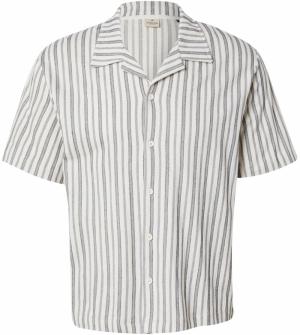 Jack & Jones Premium Košeľa 'JPRBLULEO'  sivá / tmavosivá / biela