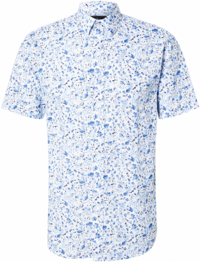 JACK & JONES Košeľa 'JPRBLaSummer'  námornícka modrá / azúrová / svetlomodrá / biela